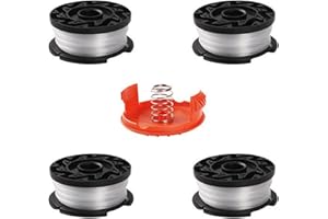 BIGJIYU 5 Pieces Strimmer Spool Fitting Replacement for Black and Decker Strimmer Wire Line A6481 A6485
