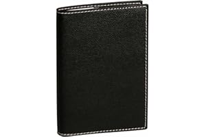 Quo Vadis - Agenda - Spiralé - 2026 - Euréquart - Semainier Planning - Français - Club - Noir - 13 mois de décembre à décembre - 24x30 cm - Papier Clairefontaine blanc - Fabrication française