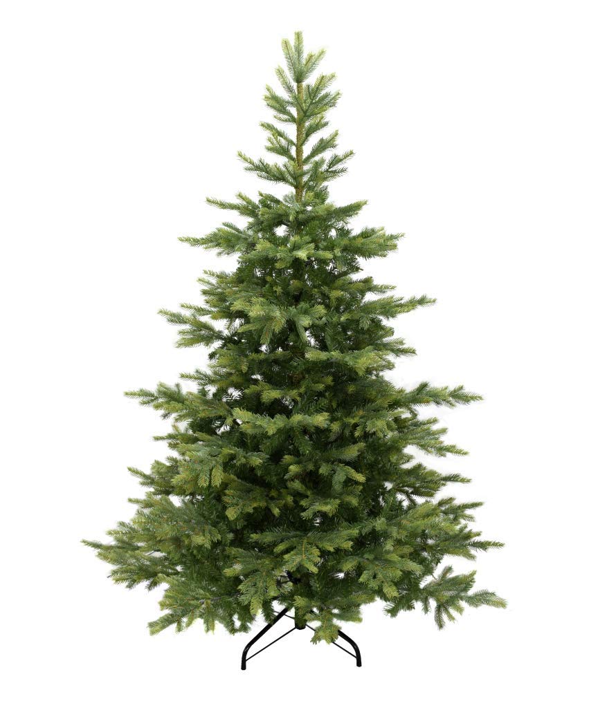 Kaemingk 240cm (8ft) Grandis Fir Artificial Christmas Tree (681453), Multi-coloured, 8 feet