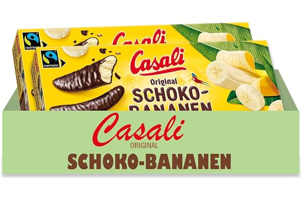 Casali Schoko-Bananen 600g, 2er Pack (2 x 600 g)