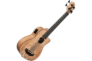 Kala U-BASS SCOUT Cutaway Mahogany Acoustic Electric Bass Ukulele w/Padded Bag