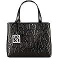 A|X ARMANI EXCHANGE Embossed Logo Small Open Shopping Bag