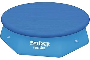 Bestway Fast Set Swimming Pool Cover, Blue, 244 cm, BW58032