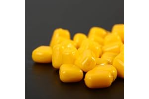 KEENSO Voluxe Corn Fishing Lures, Artificial Corn 50Pcs/Bag Artificial Carp Baits, for Fisherman Fishing Fishing Lures the Best Gift