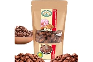 Berliner Mandelmanufaktur 1x200g gebrannte Mandeln, Vegan, Original Kirmes Mandeln, ohne Zusatzstoffe und Geschmacksverstärker, Süßigkeiten Weihnachten, spanische Largueta Mandeln