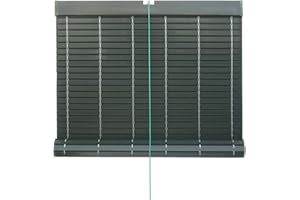 EB ESTORES BARATOS Persiana Alicantina Exterior/Persiana de PVC Exterior Enrollable. Contactaremos para su Ajuste sin Cargo. Medida Ancho X Alto Color: Verde Andaluz. Medidas: 108cm x 200cm