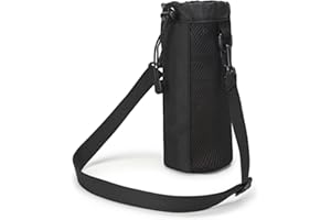 Selighting - Bolsa de botella de agua táctica, bolsa de agua militar, molle, bolsa de agua, para hombre, para camping, senderismo, deporte, ciclismo, escalada, fitness, viaje, color negro