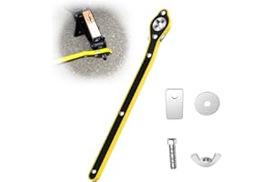 TYEQWT Auto Labor-Saving Jack Ratchet Wrench with Long Handle, Universal Car Jack Ratchet Wrench, Car Repair Tool with Universal Adapter for Travel/Truck/SUV