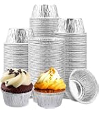VFFNFF 50 Plats Aluminium Jetables 600 Ml – Idéal Barbecue, Pique-Nique, Camping & Cuisson Au Four