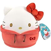 Squishmallows Sanrio Orijinal Hello Kitty 20 cm Resmi Caz Yazarları Kap&uuml;şonlu Sweatshirt