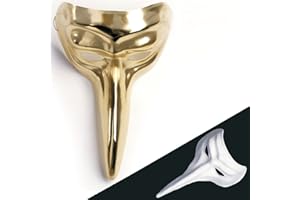 Amakando Máscara Veneciana con Pico de Cuervos Veneciano, máscara de Venecia, máscara Dorada, para Carnaval, para Pantalones, Peste