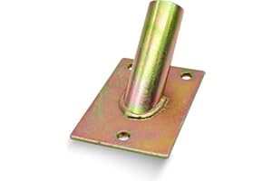 DOJA Barcelona | Soporte para Bandera Exterior Resistente de 1 Agujero | Mástil Grande | Soporte de Pared y Poste para Banderas