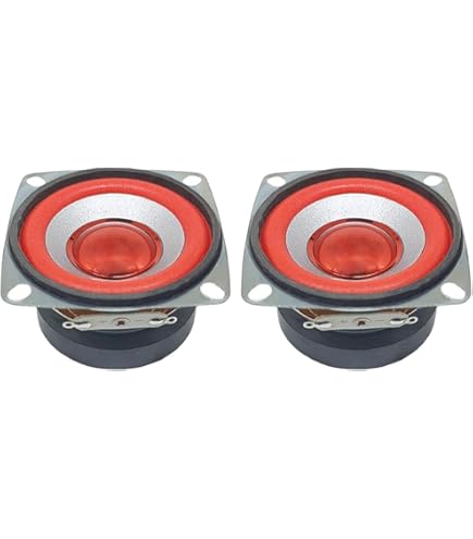 Tenghong 2 Pz 5 Pollici Altoparlanti Audio 120 MILLIMETRI 4Ohm 10 W Gamma Completa Altoparlante Unà Corno Per La Trasmissione Esterna Tastiera Altoparlante Quadrato - Foto 6