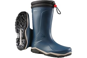 Dunlop Mężczyźni Blizzard Kalosze, Niebieski, 43 EU