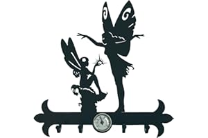 IMEX EL ZORRO El Zorro 11669-Colgador de Llaves Hadas, 290 mm, Hierro Forjado, Negro, 2.5x29x17.399999999999999 cm