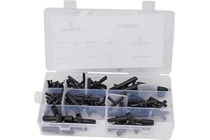 HPLIVE Complete Set of 113PCS Automotive Vacuum Connectors with Convenient Packaging