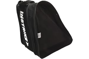 Instrike Skate Bag - Borsa per pattini da ghiaccio e tasca in linea per pattini, pattini in linea e pattini da ghiaccio di tutte le marche