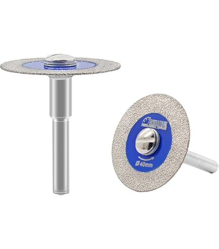 12 Pezzi 50mm Disco Ruota In Resina 2 "disco Da Taglio Per Metallo Per Taglio Ferro Metallo Mini Lame Per Sega Rotativa Con 1 Pz Mandrino Di Montaggio - Foto 3