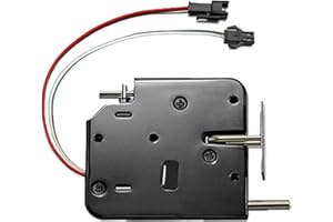 LOUENTH Serratura Magnetica Elettrica DC 12V Serratura Elettromagnetica Serratura Elettromagnetica Del Cassetto Dell'armadio Con Rilascio Di Emergenza Per Il Sistema Di Controllo Accessi Porta