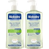Biobaby Sa&ccedil; Ve V&uuml;cut Şampuanı (500ml) (2 paketi)
