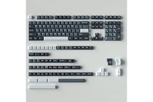 SUMGSN 172 Keys Doubleshot Keycap Cherry Profile Apollo KeycapsSet with 7u Spacebar Fit for 61/64/87/104/108 Cherry Mx Switches Mechanical Keyboard