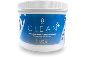 Alb Filter Clean Wohnmobil Wassertank Reiniger | Effektiver Aktivsauerstoff Tankreiniger für Wasserleitungen und Tanks | Frischwassertank Reiniger gegen Ablagerungen und Verschmutzungen | 500g