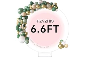 Ballonboog 2 m – ronde structuur voor bruiloft en verjaardag – houderset wit