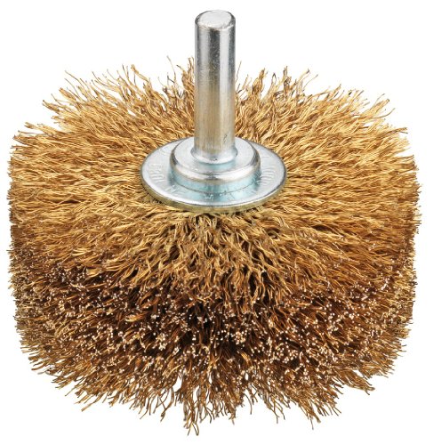 Connex COM220080 Strukturierbürste 80 mm aus vermessingtem Stahl für Bohrmaschine