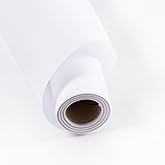 Rollo de papel seda blanco. 92CM X 50M. Ideal para calcar patrones, papel trasparente y resistente, con gramaje 20gr. Manuali