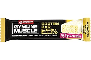 30 BARRETTE ENERVIT GYMLINE MUSCLE PROTEIN BAR 32% TORTA AL LIMONE