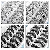 TOOGOO(R) 40 Pair 4 Style False Eyelashes Eyelash Eye Lash Makeup