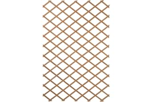 Nature Valla Enrejado Plegable de Jardín de Madera 100x200 cm Flores Plantas