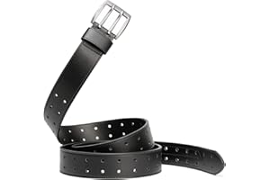 TOUGERJOY Pasek męski Big & Tall 140-200 cm Pasek z prawdziwej skóry Wzmocniony Pasek Swobodny Praca Jeansy Bardzo długi pasek