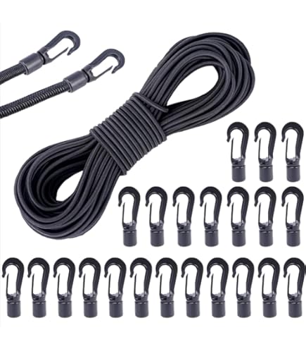 Shock Cord Elastic Cord Replacement - Stretch, Shock Absorbent For Camping, Kayak Deck, Crafting, Gravity , 5m - View #5
