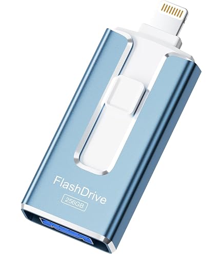 Chiavetta USB 512GB Per IPhone 4 In 1, Pen Drive Esterno Per Foto, Stick USB 3.0 Con USB-C, Memoria Compatibile Con IPad/Android/PC, Backup Automatico Con Un Click