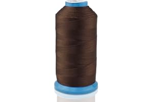 Aussel T70 - Hilo de Coser de Nylon , Marrón