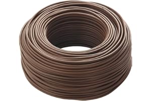 DI.M.EL. S.R.L. Cavo elettrico FS17 sezioni 1,5-2,5-4-6 MM² unipolare 10 metri (Marrone, 6 mm²)