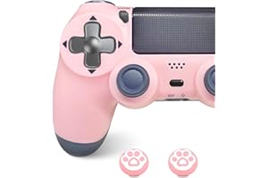 MOTYCTCH Wireless Controller for P4,P4 Pro Controller Wireless for P4 Slim/Pro/PC Console，Bluetooth Gamepad Joystick Dual-shock 4 Controller With Touch Pad/Dual Vibration/Motion Control (Pink)