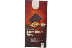 GEPA - Grand Noir Delicate Bitter - 70% Organic Chocolate DE-ÖKO-013 - 100 g (Pack of 1)