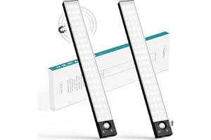 LQWELL® 54 LEDs Skåplampa Trådlös rörelsesensorlampa 32 cm 1800mAh Uppladdningsbar dimbar garderobslampa för kök Garderob Bok