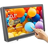 Touchscreen Tragbarer Monitor von ELECROW, 10,1-Zoll kapazitives IPS HDMI Touch Screen Display 1920×1080p mit Eingebaut Lauts