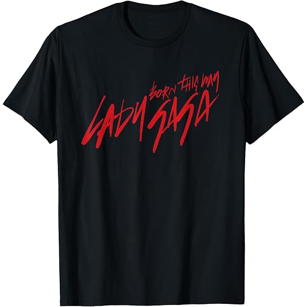 Sweat Lady Gaga Born This Way Sweat à Capuche Lady Gaga Born This Way - Message Music Text - Coton 241g Sweat Capuche Col Tissé