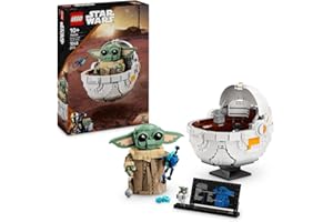 LEGO Star Wars : The Mandalorian Grogu et Son Landau - Jeu de Construction Collector inspiré de la série TV - Inclut Une Grenouille de Sorgan - Idée Cadeau pour garçons et Filles dès 10 Ans 75403