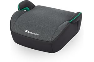 Bebeconfort Manga i-Safe Rialzo Auto, Alzatina auto per bambini 6-12 anni, 128-150 cm, Seggiolino auto leggero e compatto, Seduta imbottita, Tinted Graphite