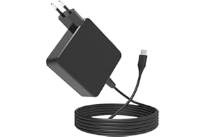 LIUDLIAE Chargeur 65W USB C Ordinateur Portable pour ASUS Zenbook Chromebook, HP EliteBook x360, Lenovo Thinkpad,Huawei Matebook,Dell, Acer Universel USB C Laptop Charger