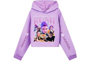 SZRXKJ Sudadera unisex con capucha de manga larga con estampado de letras de Rumi Demon Hunters
