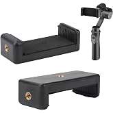 Kyrotech Akıllı Telefon Tutucu, Tripod Montaj Adapt&ouml;r&uuml;, Klipsli Konnekt&ouml;r Başlığı, Selfie &Ccedil;ubuğu Başlığı, Seyahat Mini Tripod