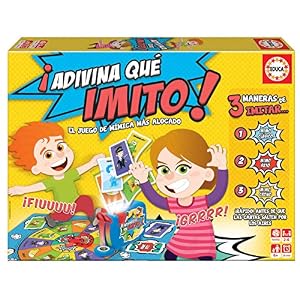 Educa – Adivina qué Imito | Juego de Mesa Familiar de Mímica | 3 Modos de Juego | Juegos de Mesa Entretenido y Creativo | A Partir de 6 años (16987)