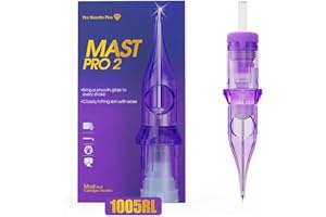 MAST TATTOO Mast Pro2 Tattoo Nadeln Set 20 Stück Bugpin Round Liner #1005RL 0.30mm Tattoo Cartridges für Tattoo Maschine