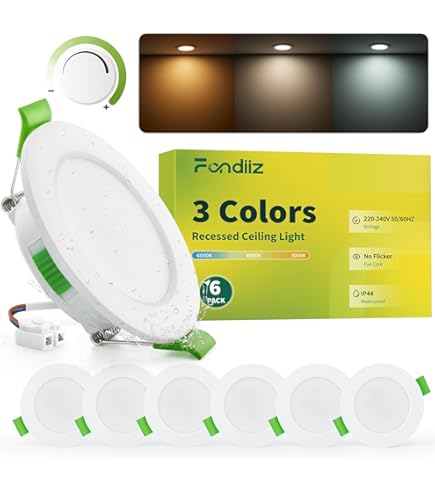 Foco Empotrable LED FLAP Ultrafino Blanco Mate 8W 3000K (luz Cálida